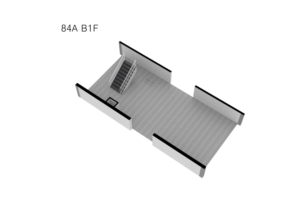 84A B1F · 입체도
