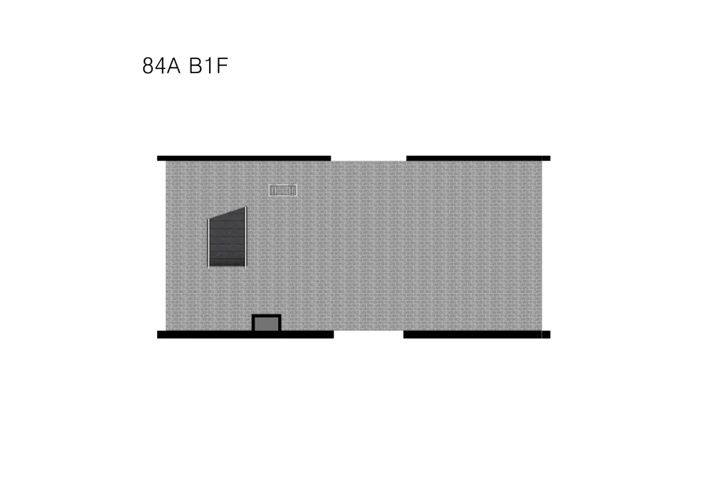 84A 지하 1층 평면도