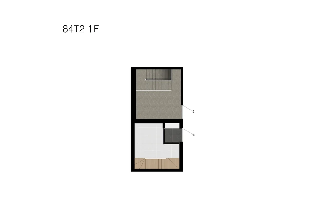 84T2 1층 평면도